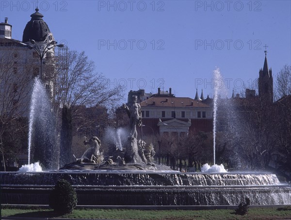 MENA JUAN PASCUAL DE 1707/1784
FUENTE DE NEPTUNO
MADRID, PLAZA DE CANOVAS DEL