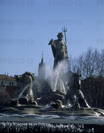 MENA JUAN PASCUAL DE 1707/1784
FUENTE DE NEPTUNO
MADRID, PLAZA DE CANOVAS DEL