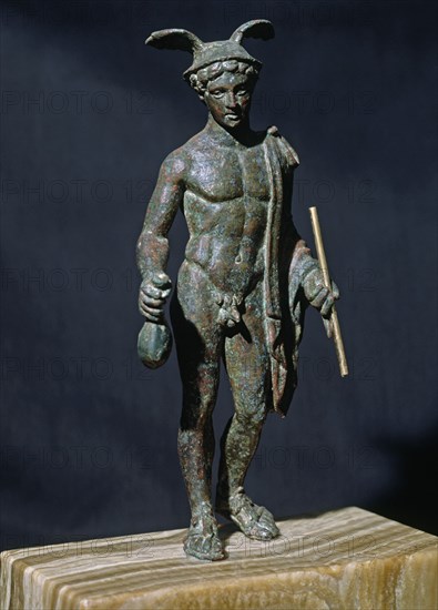 MERCURIO-BRONCE ROMANO DE L'ALTER DE CHILCHES
BURRIANA, MUSEO MUNICIPAL
CASTELLON

This image