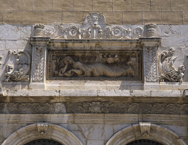 IGLESIA PORTADA RENACENTISTA   (DETALLE SUPERIOR)
OLLERIA, EXTERIOR
VALENCIA

This image is not