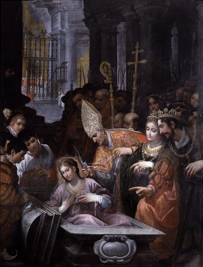 ROELAS JUAN DE ?/1625
RESURRECCION DE SANTA LEOCADIA - (303 -?)- REUNION DE RECESVINTO Y SAN