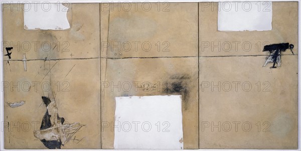 TAPIES ANTONI 1923-
TRIPTICO
PEDRAZA, COLECCION PARTICULAR
SEGOVIA
