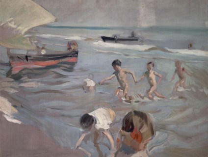 Sorolla, Enfants à la plage