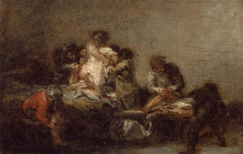 Goya, Blessés dans un hôpital