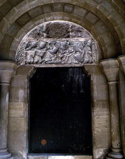 TIMPANO DEL S XII-ALTORRELIEVE-ADORACION DE LOS M
HUESCA, SAN PEDRO EL VIEJO
HUESCA