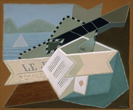 GRIS JUAN 1887/1927
GUITARRA DELANTE DEL MAR-1925-OLEO/LIENZO 54X65 CM
MADRID, COLECCION