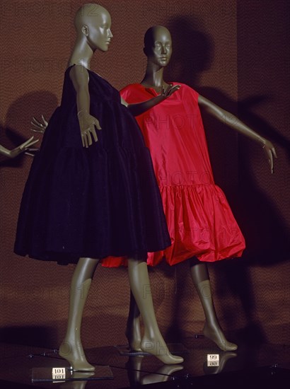 BALENCIAGA CRISTOBAL 1895/1972
VESTIDOS "BABY DOLL"-1958-59      CAT 99-10
LYON, EXPOSICION