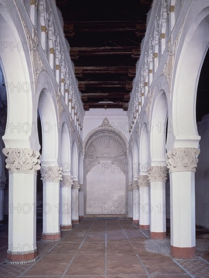 SINAGOGA STA MARIA LA BLANCA S XIII ARQUITECTURA ALMOHADE -CAPILLA DE LA CABECERA-
TOLEDO,