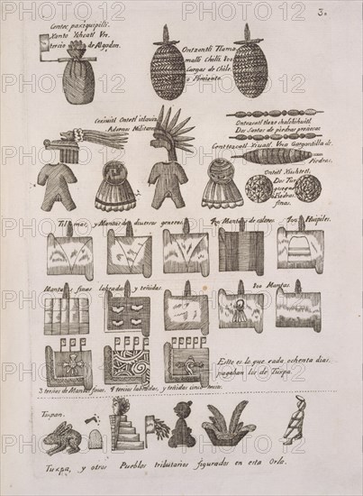 CORTES HERNAN 1485/1547
H DE LA NUEVA ESPANA-TRIBUTOS A MOZTEZUMA-30
MADRID, BIBLIOTECA NACIONAL