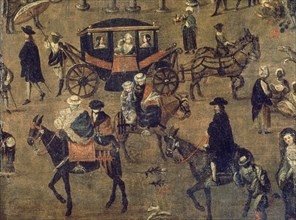 PLAZA MAYOR DE LIMA-PERU-1680-DET CARROZA
SEVILLA, COLECCION MARQUESA ALMUNIA
SEVILLA