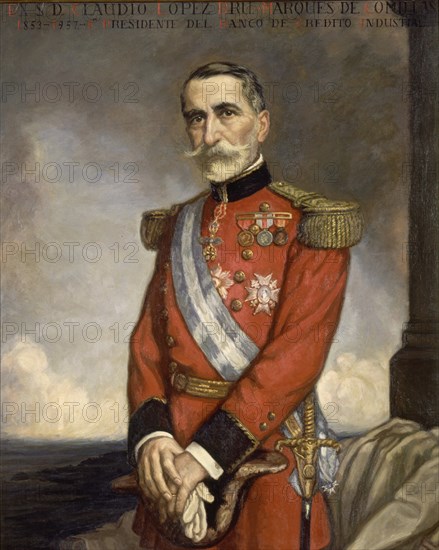 CLAUDIO LOPEZ BRU- 1853-1925 - II MARQUES DE COMILLAS
MADRID, BANCO DE CREDITO