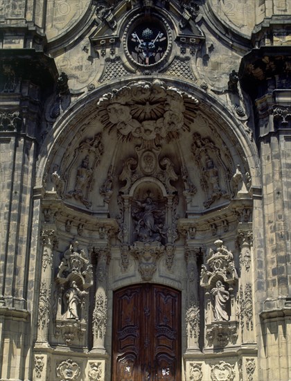 PORTADA PRINCIPAL
SAN SEBASTIAN, IGLESIA DE SANTA MARIA
GUIPUZCOA

This image is not