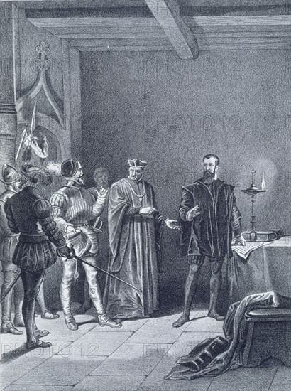 H ESPANA-GRABADO-PRISION DEL DUQUE DE EGMONT
MADRID, BIBLIOTECA NACIONAL B ARTES
MADRID

This