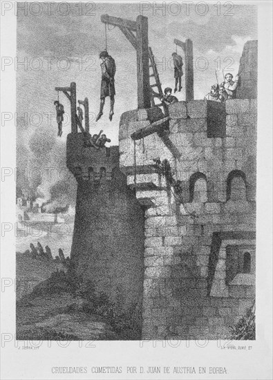 HISTORIA DE ESPAÑA-CRUELDADES COMETIDAS POR JUAN AUSTRIA-VALLADO
MADRID, BIBLIOTECA NACIONAL B