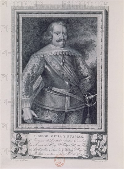 CARNICERO ANTONIO 1748/1814
DIEGO MESIA Y GUZMAN-1655-GENERAL DE LA ARMADA-MARQUES DE
