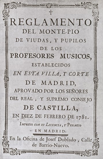 ROMEN DE ARMAS
H PREVISION SOCIAL-REGLAMENTO DEL MONTE PIO
MADRID, BIBLIOTECA NACIONAL