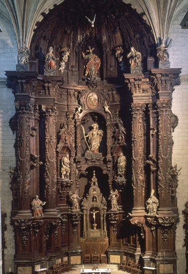 RETABLO MAYOR BARROCO
VERGARA, IGLESIA DE SANTA MARIA OXIRON
GUIPUZCOA

This image is not