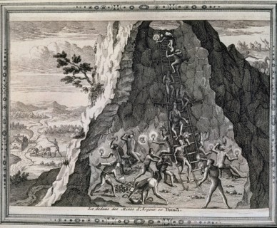 Bry, Intérieur des mines de Potosi