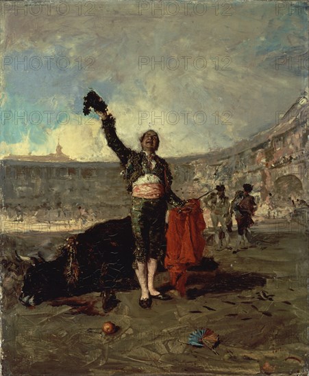 FORTUNY MARIANO 1838-1874
MATADOR SALUDANDO AL PUBLICO
LONDRES, NATIONAL
