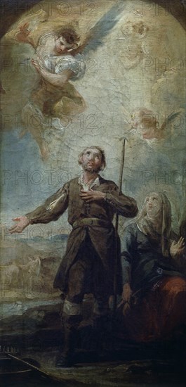 BAYEU RAMON 1746/1793
SAN ISIDRO LABRADOR Y SANTA MARIA DE LA CABEZA
MADRID, MUSEO