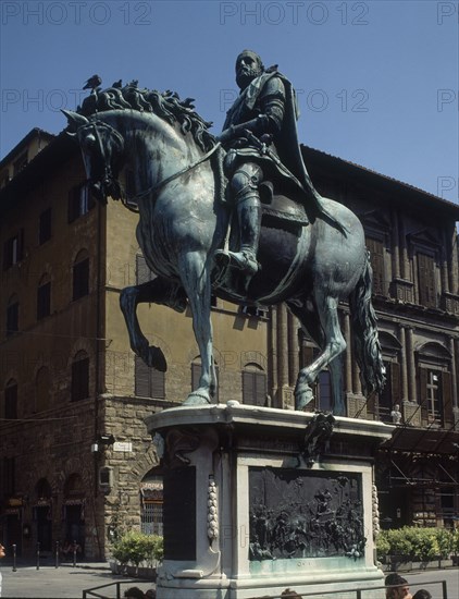 BOLONIA JUAN DE 1529/1608
PLAZA DE LA SENORIA-ESTATUA ECUESTRE DE COSME MEDICIS
FLORENCIA,