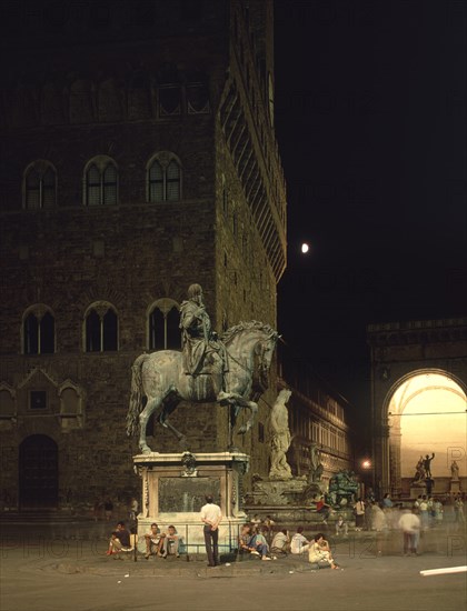 BOLONIA JUAN DE 1529/1608
PLAZA DE LA SENORIA-ESTATUA ECUESTRE DE COSME MEDICIS
FLORENCIA,