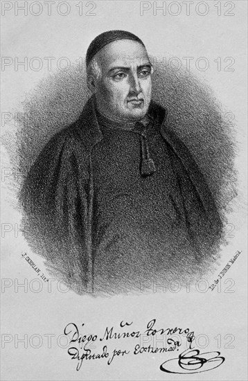 DIEGO MUÑOZ TORRERO(1761/1829)-DIPUTADO EN LAS CORTES DE CADIZ
MADRID,