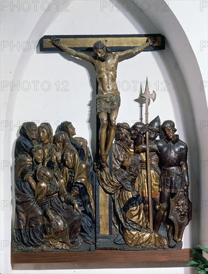 FLORENTINO JACOBO 1456/1526
GRUPO ESCULTORICO DEL CALVARIO "CRISTO DEL CORPUS"
JAEN, IGLESIA DE
