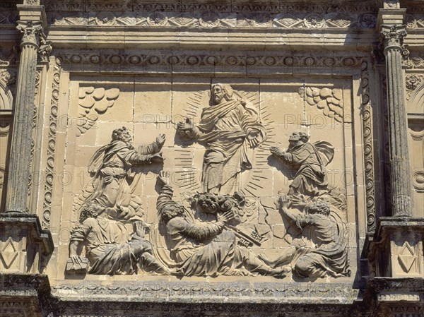 VANDELVIRA ANDRES 1509/75
RELIEVE CENTRAL-ASCENSION
UBEDA, CAPILLA DEL SALVADOR
JAEN

This
