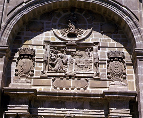 VANDELVIRA ANDRES 1509/75
EXTERIOR-PORTADA-DET RELIEVE
BAEZA, IGLESIA DE SAN FRANCISCO
JAEN