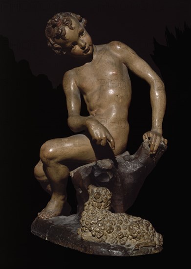 CANO ALONSO 1601/1667
TESORO- SAN JUAN BAUTISTA NIÑO CON CORDERO- ESCULTURA S XVII
GRANADA,