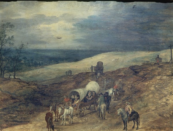 Jan Bruegel, dit de Velours1568/1625
PAISAJE CON GALERAS
Madrid, musée du