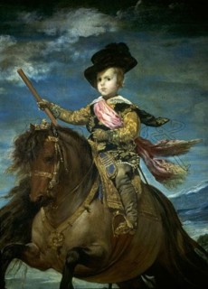 Vélasquez, Portrait équestre de Baltasar Carlos d'Espagne (détail)