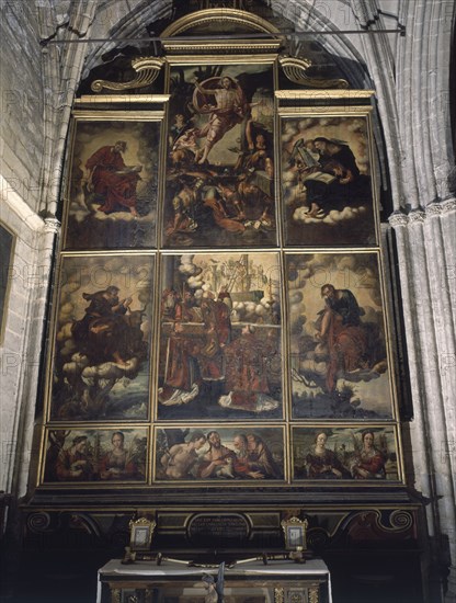 STURMIO HERNANDO
CAP EVANGELISTAS-RETABLO-1553-1556
SEVILLA, CATEDRAL
SEVILLA

This image is
