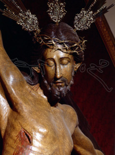 CRISTO DE SAN PEDRO-DET CABEZA
SANLUCAR LA MAYOR, IGLESIA DE SANTA MARIA
SEVILLA

This image is