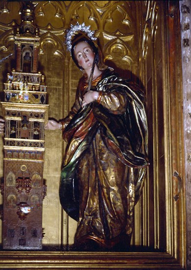 DUQUE CORNEJO PEDRO 1678/1757
CAP STA JUSTA Y RUFINA-ESC PROCESIONAL 1728
SEVILLA,