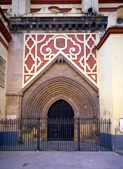 PORTADA DEL EVANGELIO- S XIII-ARQUITECTURA GOTICO-MUDEJAR-FUNDADA POR ALFONSO X EN 1276
SEVILLA,