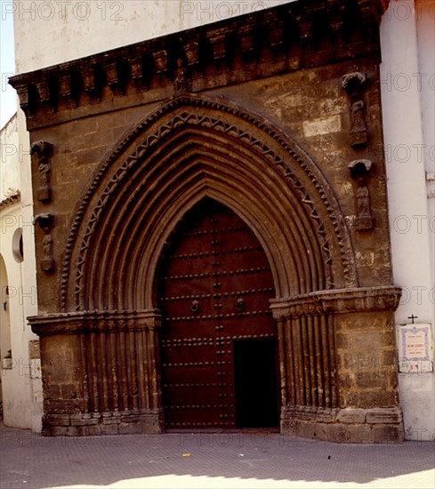 PORTADA GOTICA PROCEDENTE DE LA IGLESIA DE SANTA LUCIA - S XIV
SEVILLA, IGLESIA DE SANTA