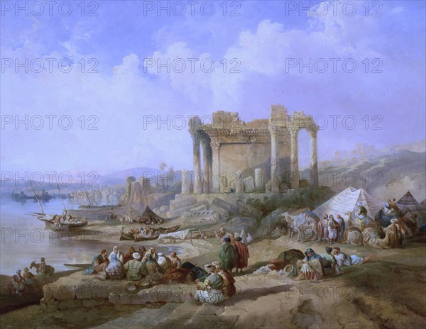PEREZ VILLAAMIL JENARO 1807/54
CARAVANA A VISTA DE TIRO - 0,97x1,28
MADRID, COLEGIO SANTA