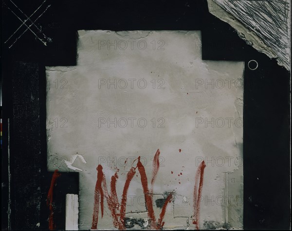 TAPIES ANTONI 1923-
GRAN DIPTICO ROJO Y NEGRO - 1980 - CRUZ BLANCA