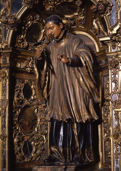 RETABLO MAYOR - ESTATUA DE SAN LUIS
SEVILLA, IGLESIA DE SAN LUIS FRANCESES
SEVILLA

This image