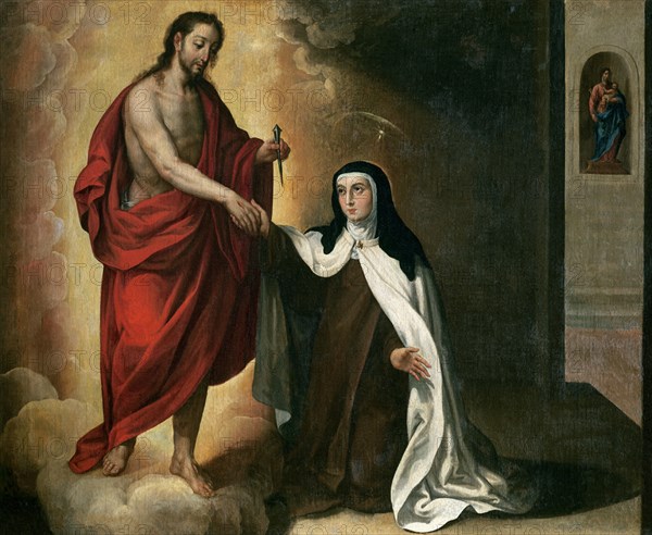 CHAVARITO DOMINGO
VISION DE STA TERESA - PINTURA BARROCA - S XVIII
GRANADA, MUSEO BELLAS