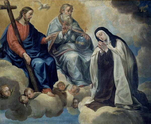 CHAVARITO DOMINGO
VISION DE STA TERESA - PINTURA BARROCA - S XVIII
GRANADA, MUSEO BELLAS