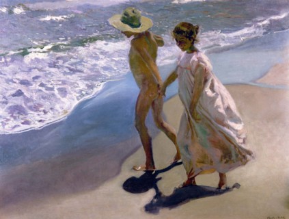 Sorolla, Plage à Valence, soleil du matin