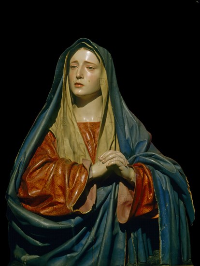 MENA PEDRO DE 1628/1688
VIRGEN DOLOROSA-TALLA-MADERA POLICROMADA
BUDIA, IGLESIA