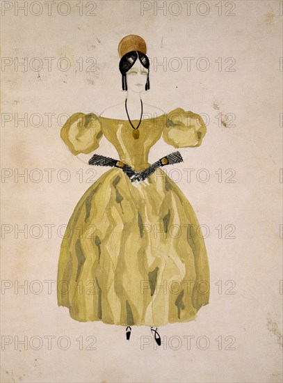 GARCIA LORCA FEDERICO 1898/1936
DIBUJO-VESTIDO DE MUJER
MADRID, FUNDACION GARCIA