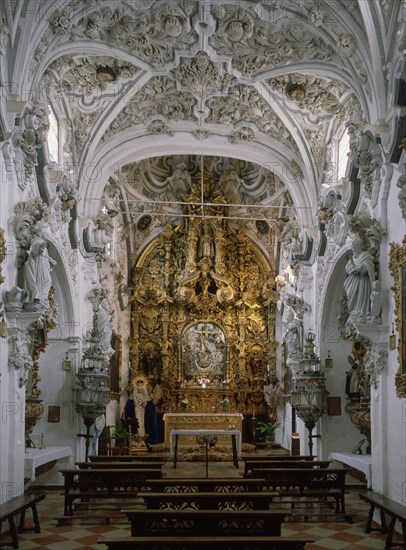 INTERIOR HACIA EL RETABLO MAYOR
PRIEGO, ERMITA AURORA
CORDOBA