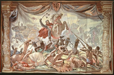 Sanche VII de Navarre brisant les chaînes qui le retenaient prisonnier