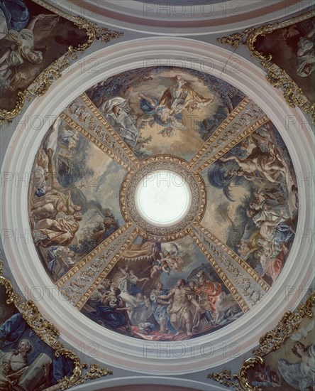 PARET Y ALCAZAR LUIS 1746/1799
CAP S JUAN BAUTISTA-CUPULA-PINTURAS-S XVIII
VIANA, IGLESIA DE