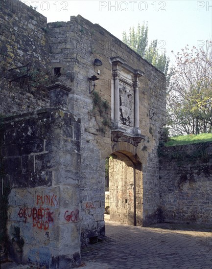 PUERTA DE LA MURALLA DEL PORTAL DE FRANCIA
PAMPLONA, EXTERIOR
NAVARRA

This image is not